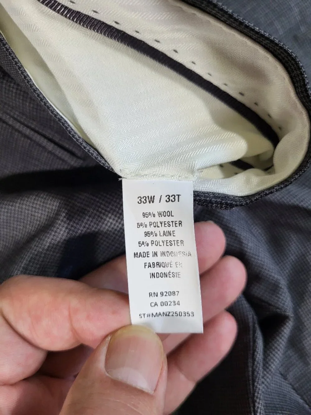 Saks Fifth Avenue Woven Wool Suit
